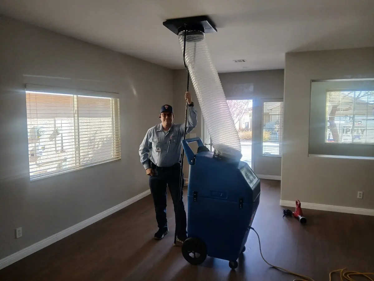 Professional Dryer Vent Cleaning work inside a Newcastle home
